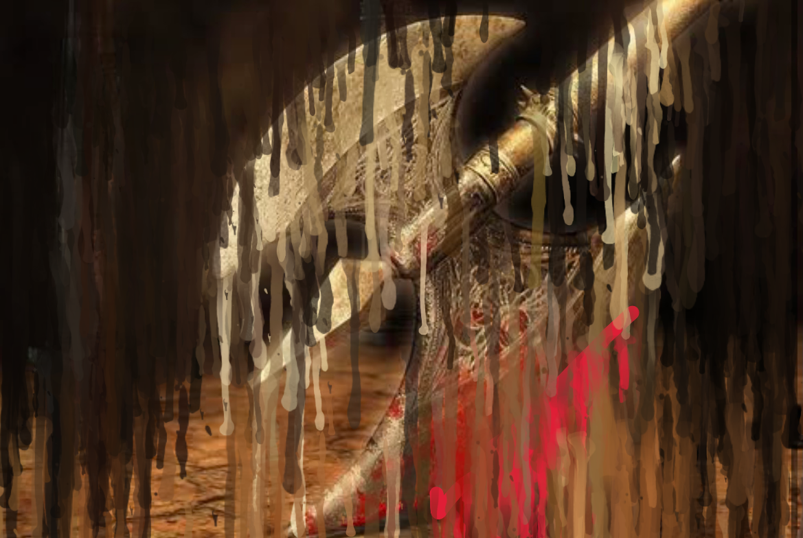 Nft Bloody axe paint drip