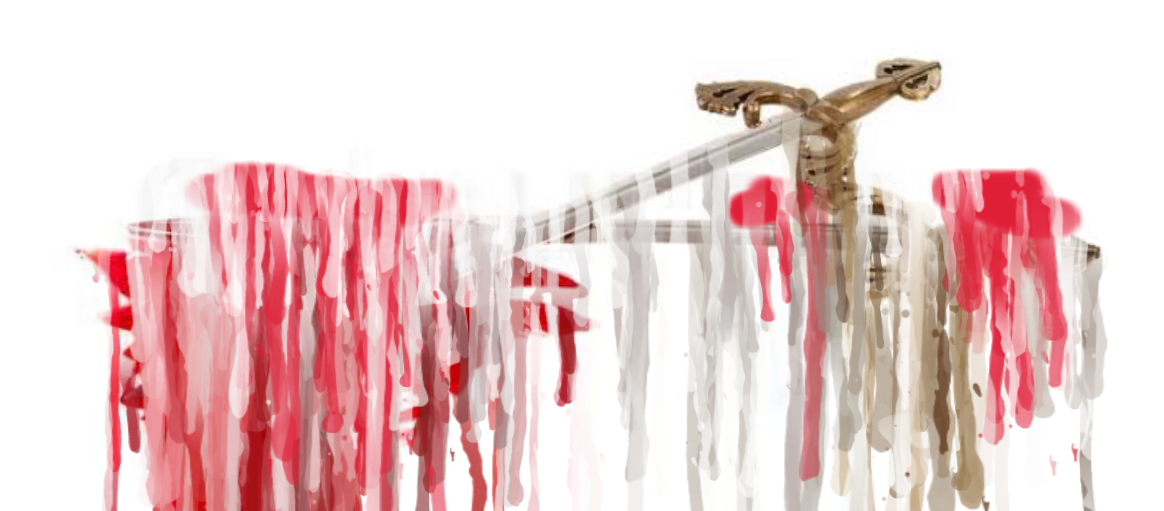 Nft Bloody swords paint drip