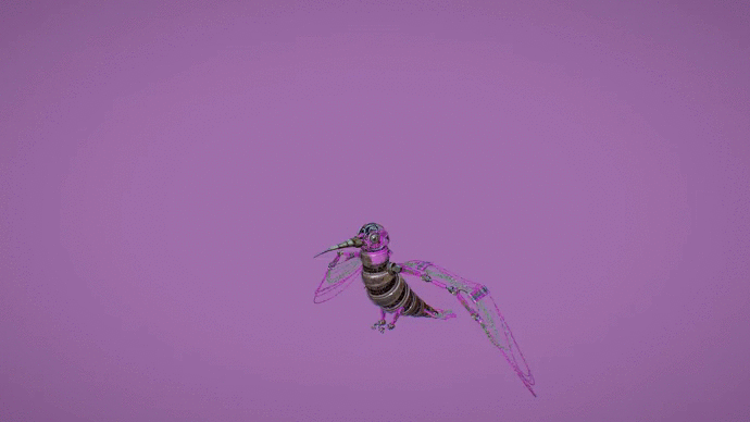 Nft Cyber Hummingbird ハチドリ#1