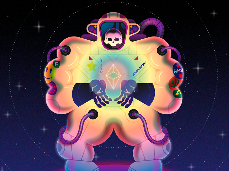 Nft DEATH, CRYPTO&MACHINE