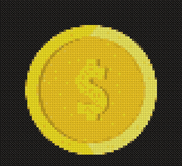 Nft DIGITAL DOLLAR (CROSS-STITCH)