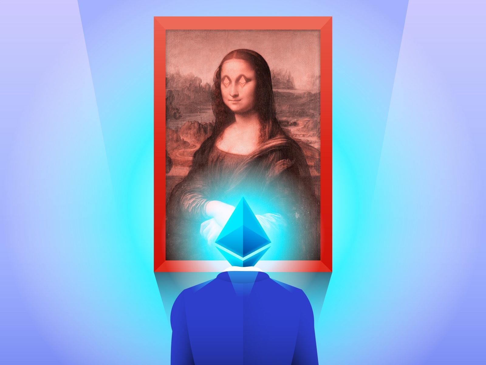 Nft Mona Lisa and crypto