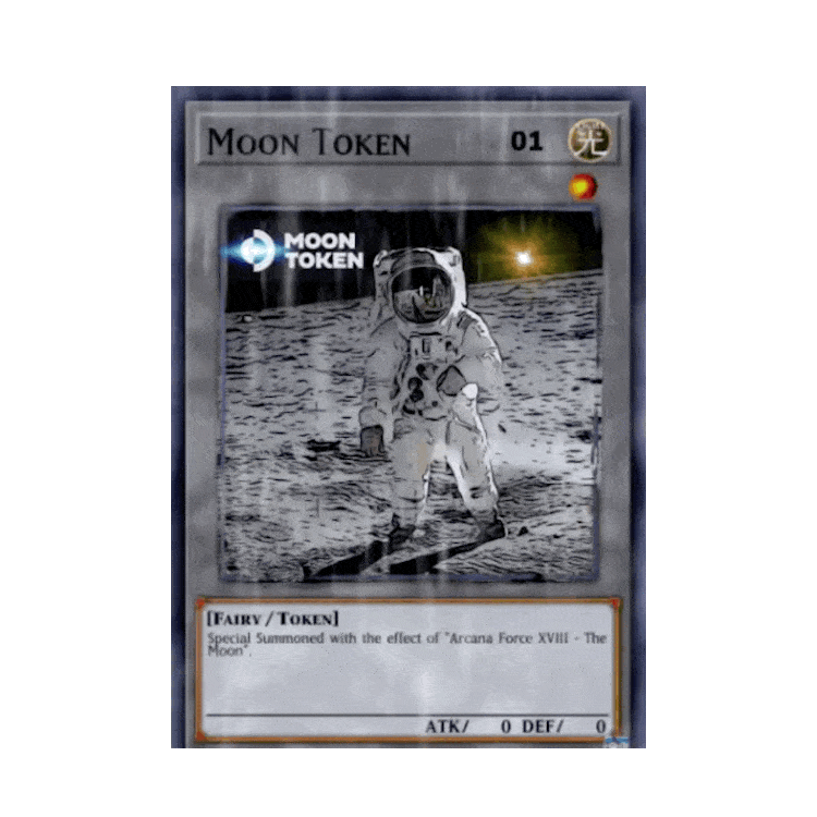 Nft Moon Token Trading Card # 01