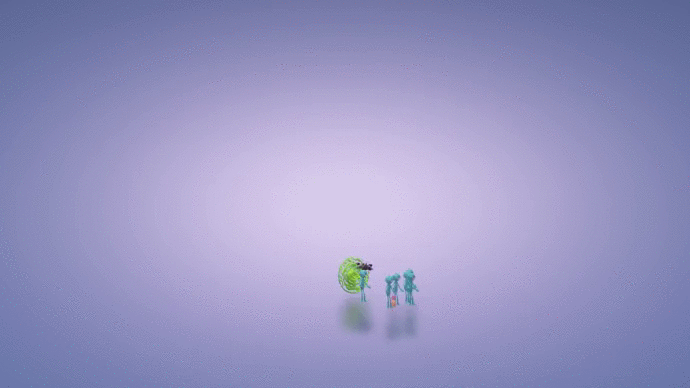Nft Rick & Morty Mr. Meeseeks #1