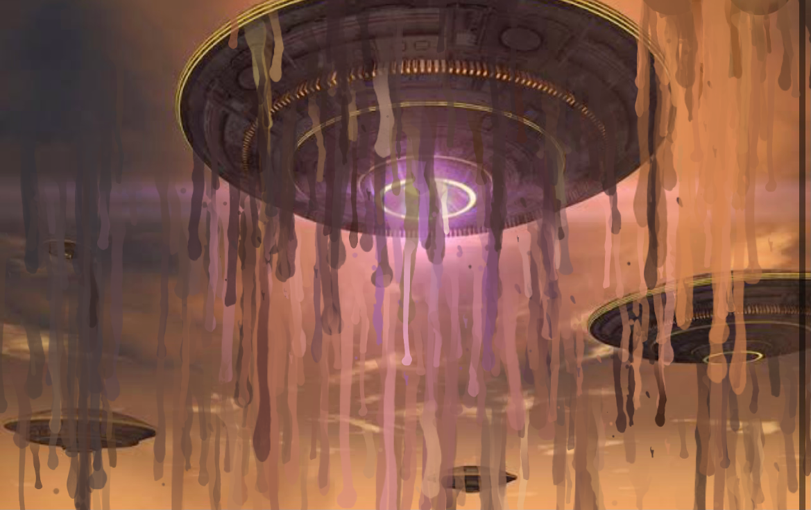 Nft Ufo paint drip
