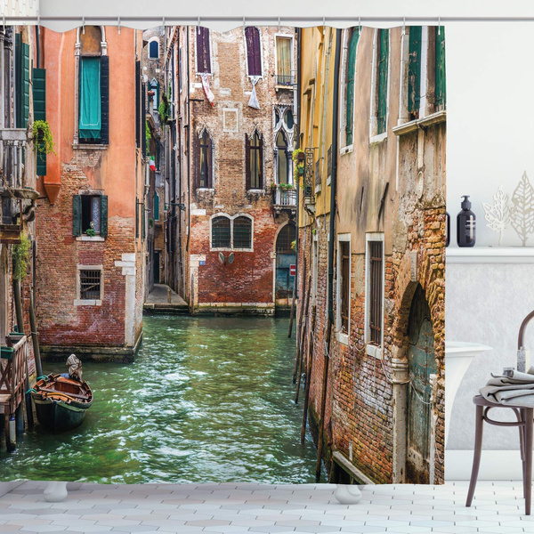 Nft Venice Shower Curtain, Italian